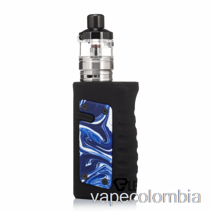 Kit De Vapeo Completo Vandy Vape Jackaroo Mini 128w Kit De Inicio Resina Porcelana Azul